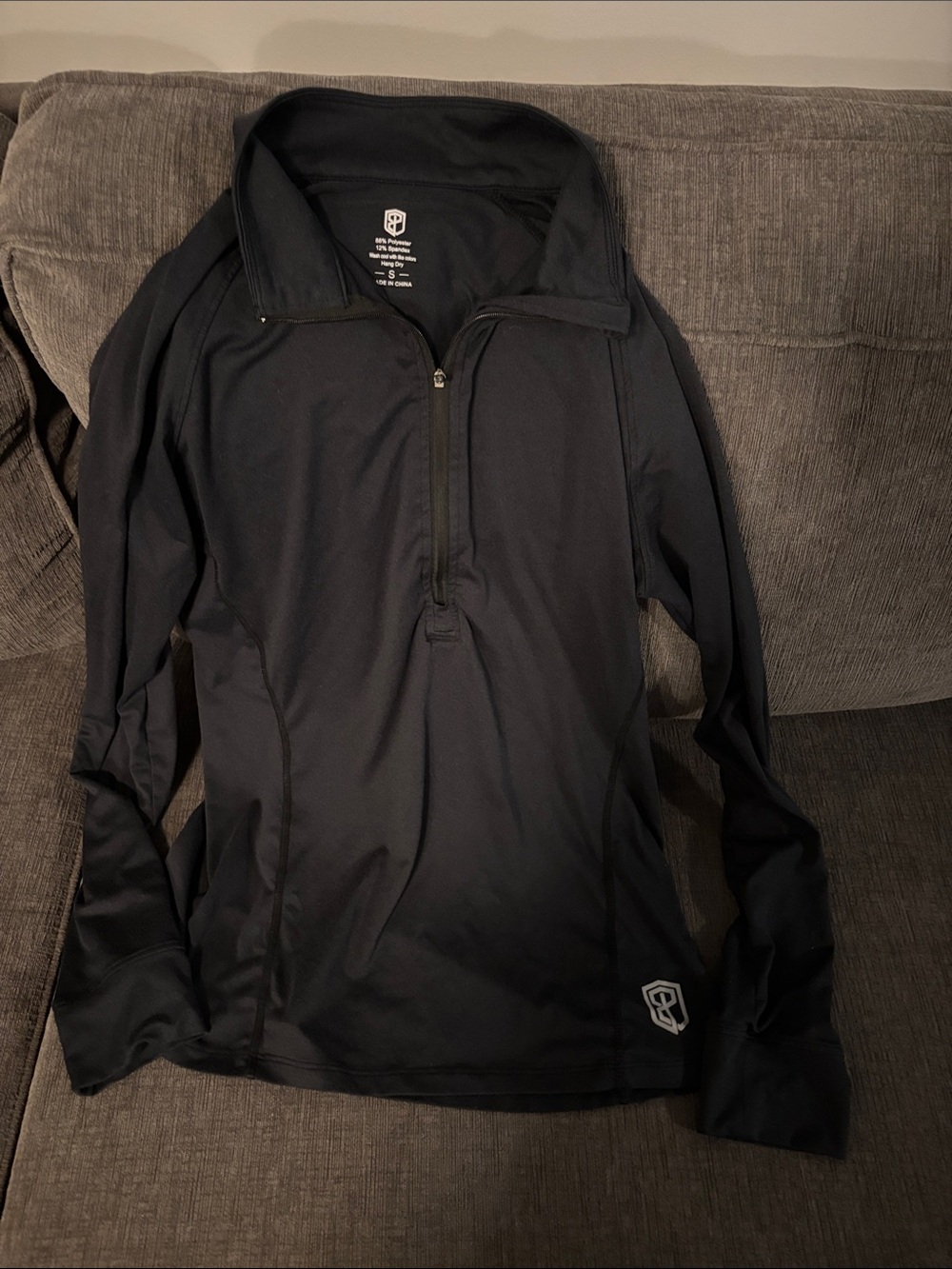 Born Primitive Black Half-Zip Athletic Pullover